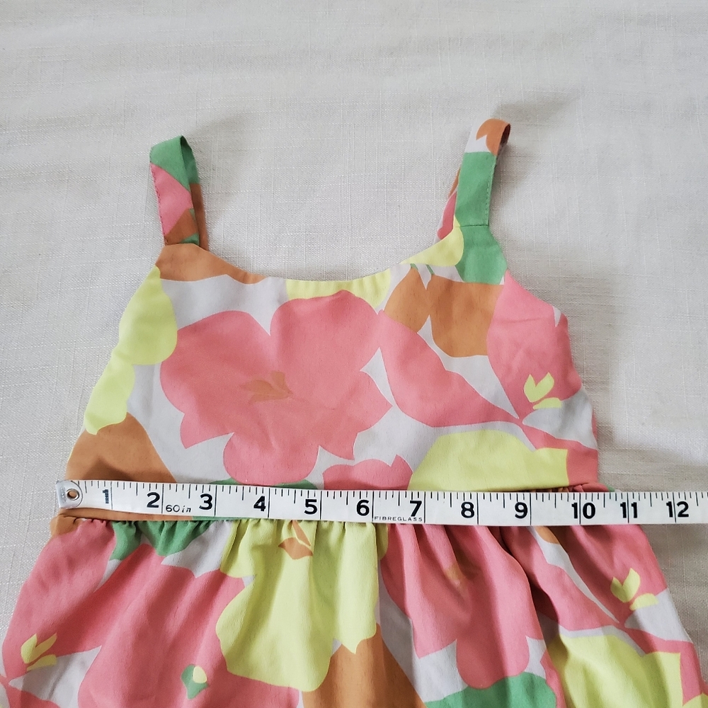 Social Standard Colorful Floral Watercolor Painted Kids Dress 7/8 Girl Whimsical - Picture 3 of 8
